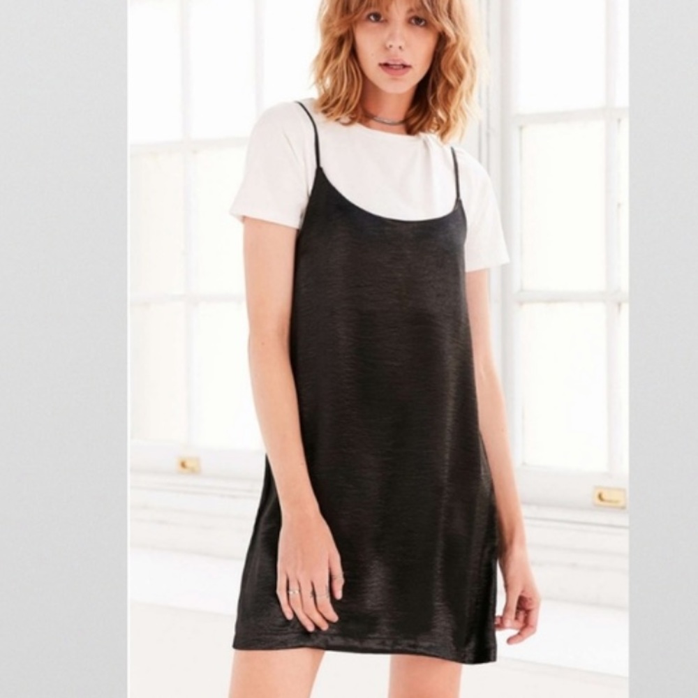 Urban outfitters silence + noise black mini dress